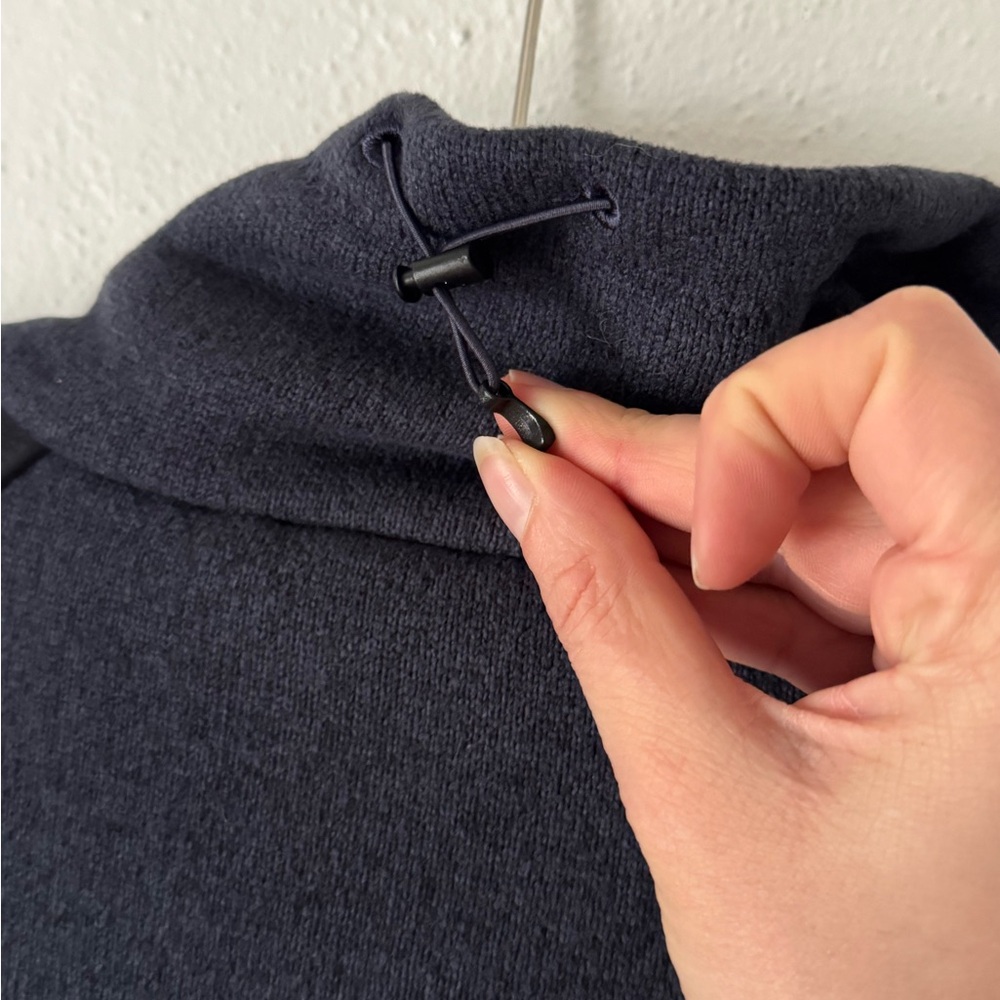 Helly Hansen Navy Blue Synnoeve Propile Knit Fleece Jacket Sz Medium - Picture 7 of 16